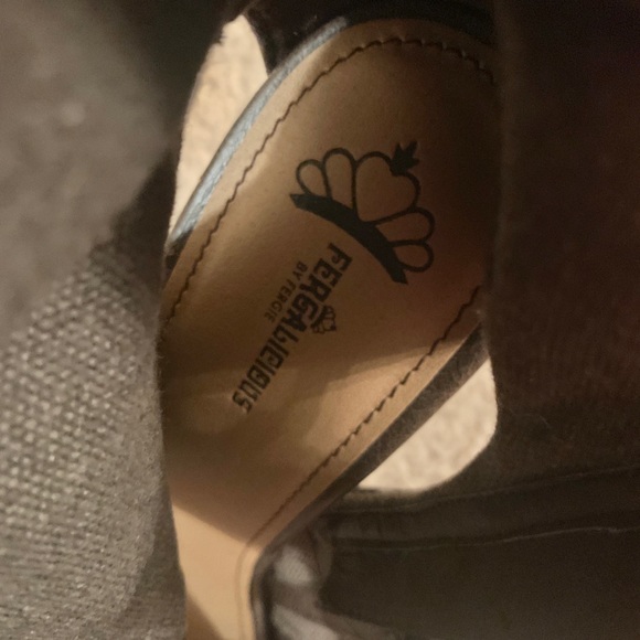 💜Fergie bootie sandal heels 7 brown - Picture 7 of 7